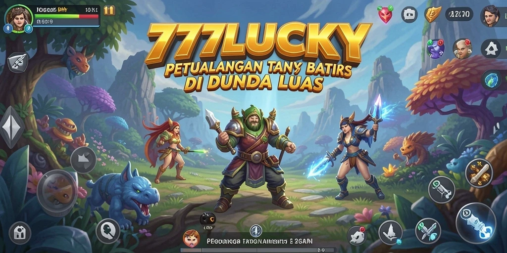 Tampilan gameplay menakjubkan di dunia Open World 777LUCKY.