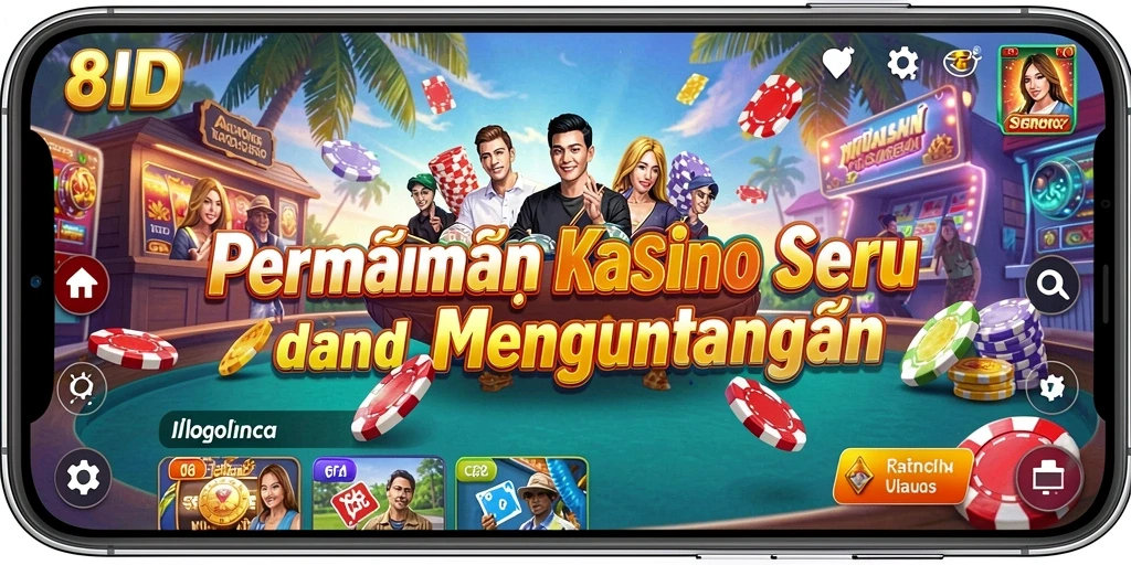 Tampilan menarik dari gameplay Kasino di 8ID yang penuh aksi.