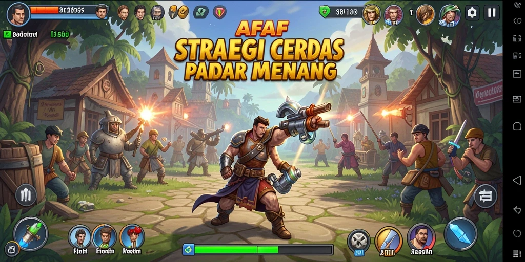 Tampilan gameplay AFAF yang menarik dan penuh strategi.