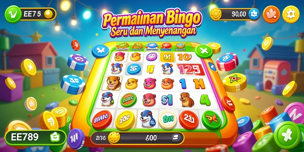 Tampilan gameplay seru dalam permainan Bingo EE789.