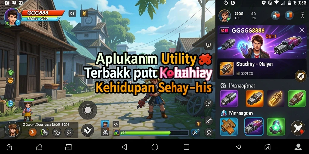 Tampilan antarmuka GGG888 yang simpel dan fungsional.