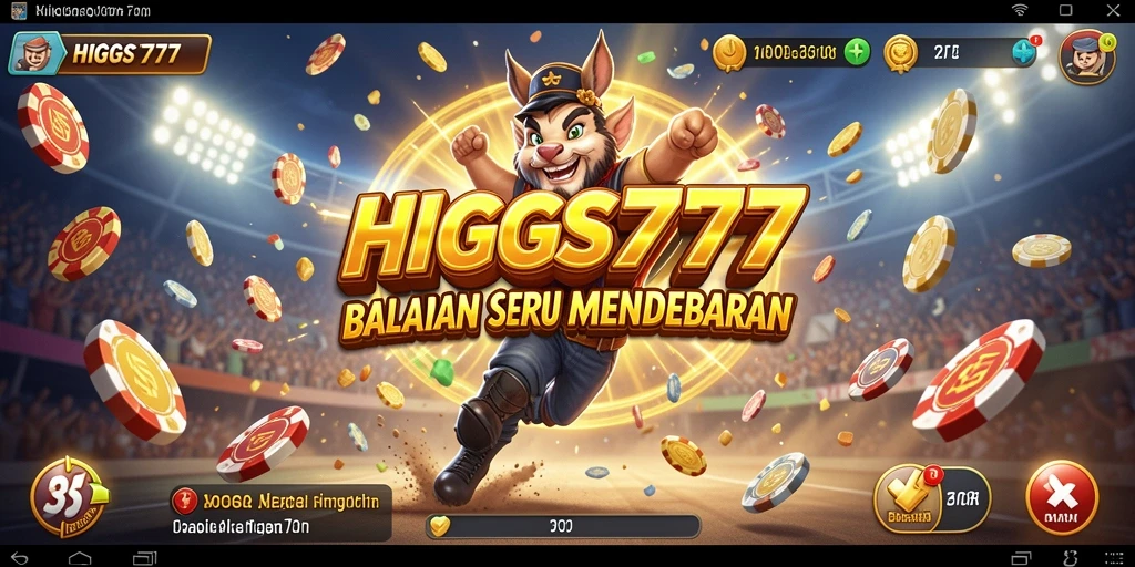 Tampilan menarik dari gameplay balap di HIGGS777.