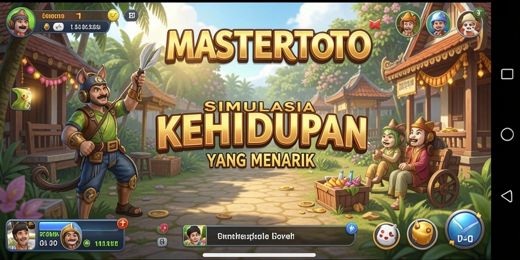 Tampilan screenshot MASTERTOTO menampilkan gameplay simulasi yang interaktif dan menarik.