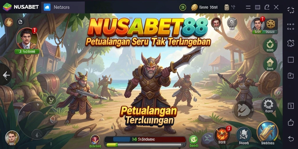 Tampilan gameplay NUSABET88 yang mendebarkan dan penuh aksi.