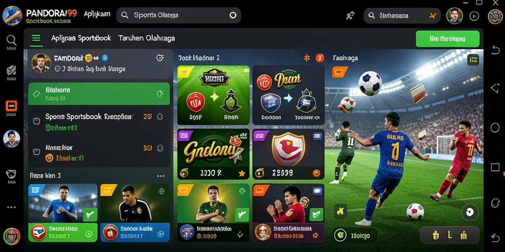 Tampilan gameplay PANDORA99 yang menarik dengan berbagai pilihan taruhan.
