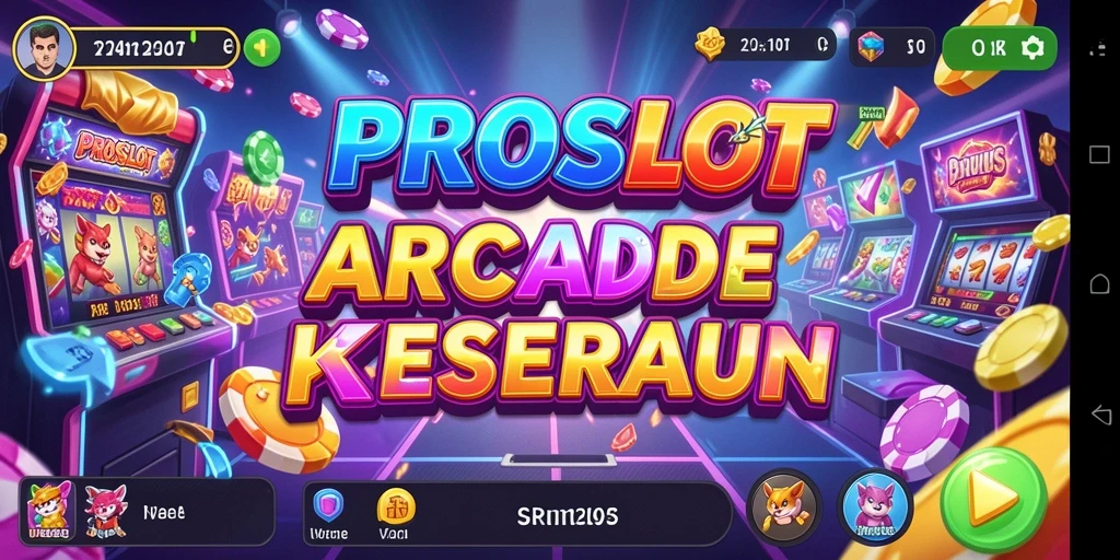 Tangkapan layar gameplay PROSLOT menunjukkan aksi seru dan grafis cemerlang.