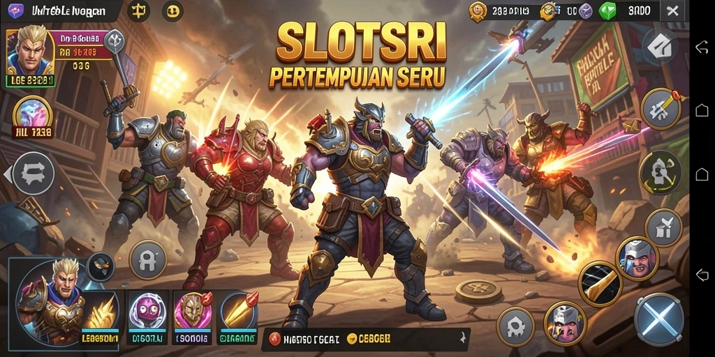 Gameplay seru SLOTSRI dalam pertempuran Battle Royale.