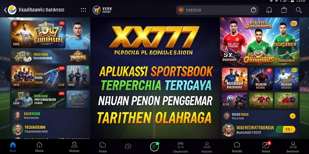 Tampilan gameplay <strong>XXX777</strong> yang menampilkan taruhan olahraga yang menarik.