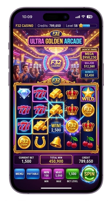 Fitur pencarian mudah untuk menemukan aplikasi di f32.